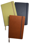 Bound journals with soft-textured covers